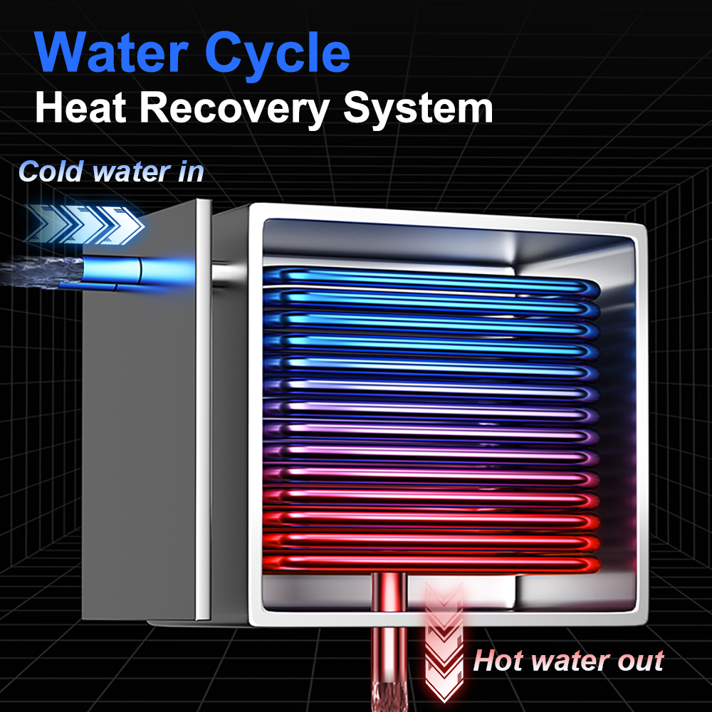 Commercial Hood Type Dishwasher (CN-8158-JGS-RN) - Image 3