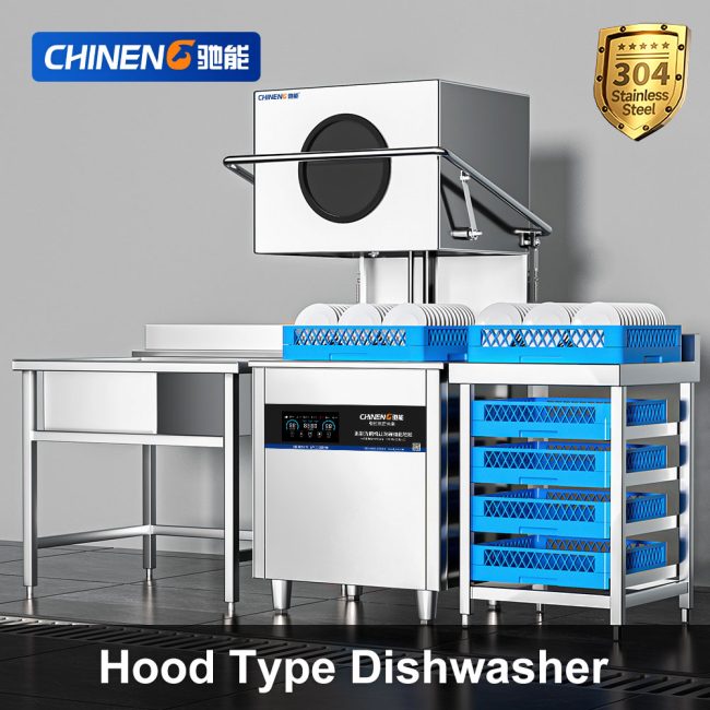 Hood Type Dishwasher (CN-8001-CYS-JGS) Scenarios