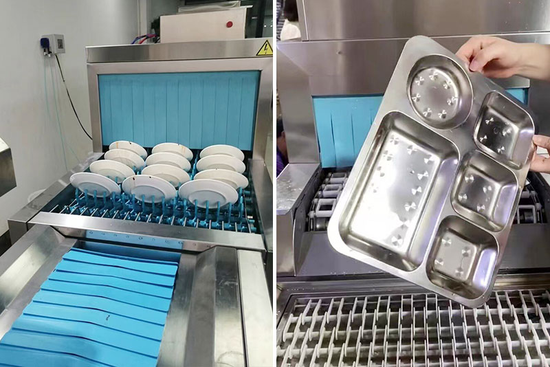 Conveyor Type Dishwasher Real Shot