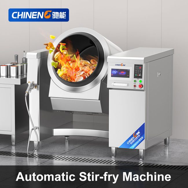 Floor-standing Automatic Stir-fry Machine (CN-8130-DC600JX) Scenarios