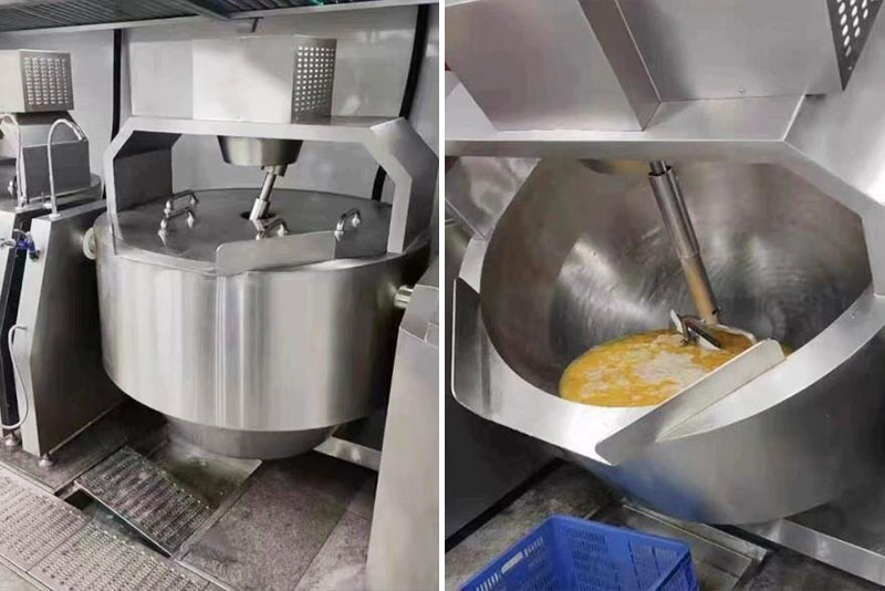 Floor-standing Automatic Stir-fry Machine Real Shot