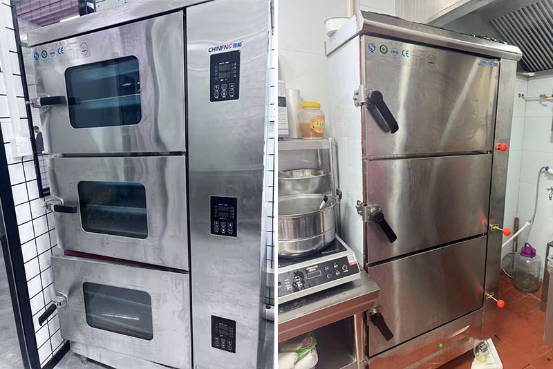 Multi-door Steamer Cabinet Real Shot