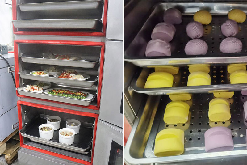 Multi-door Steamer Cabinet Real Shot