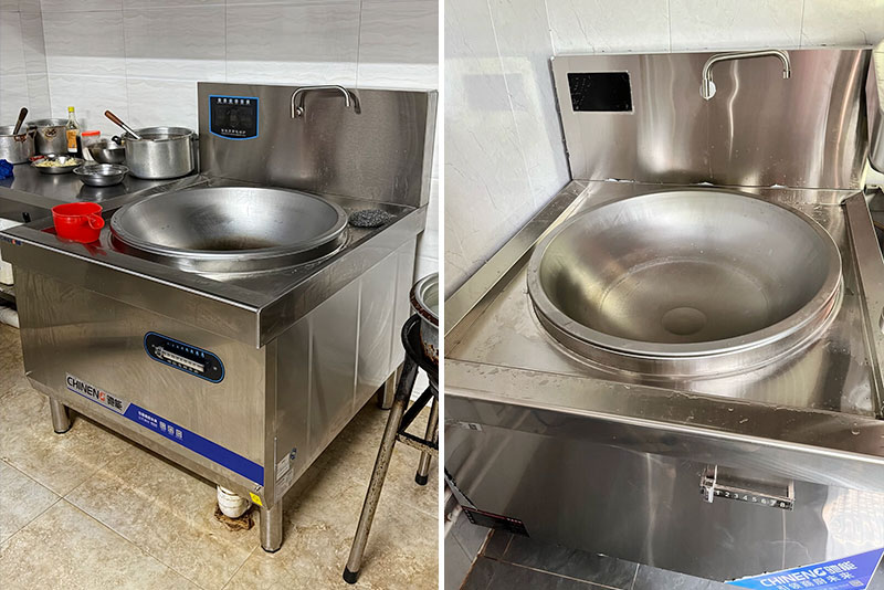 Single-head Induction Wok Stove Real Shot