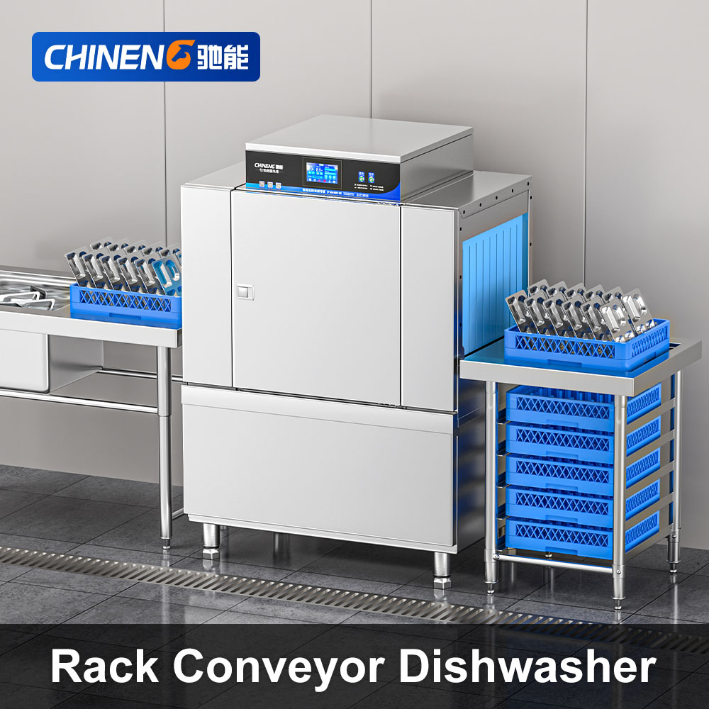 Rack Conveyor Dishwasher (CN-8001-TDS-Z1P1-R11) Scenarios