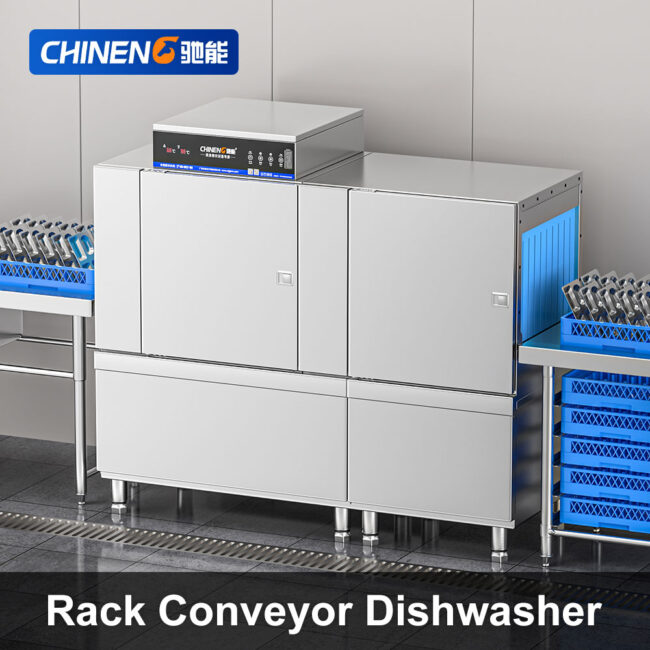Rack Conveyor Dishwasher (CN-8021-TDJ-Z1P2-Y18) Scenarios