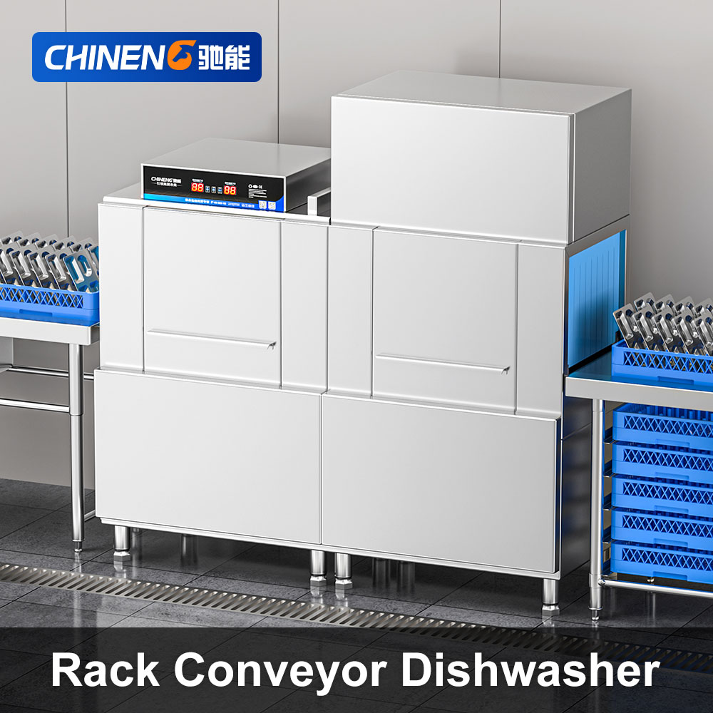 Rack Conveyor Dishwasher (CN-8022-TDJ-Z1P1H1-L195) Scenarios